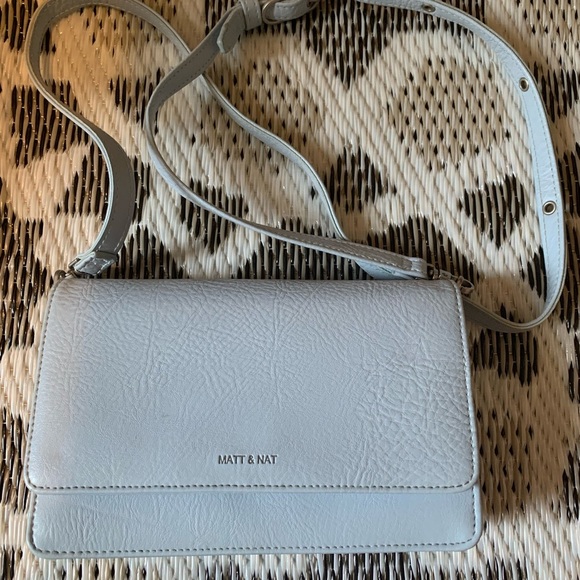 Matt & Nat Blue Crossbody Bag with Classic Design - Picture 2 of 12